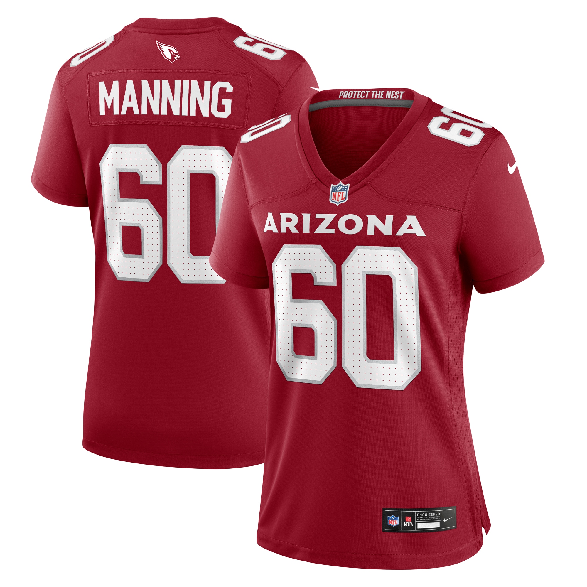 Women’s Arizona Cardinals Ilm Manning  Cardinal Team Game Jersey