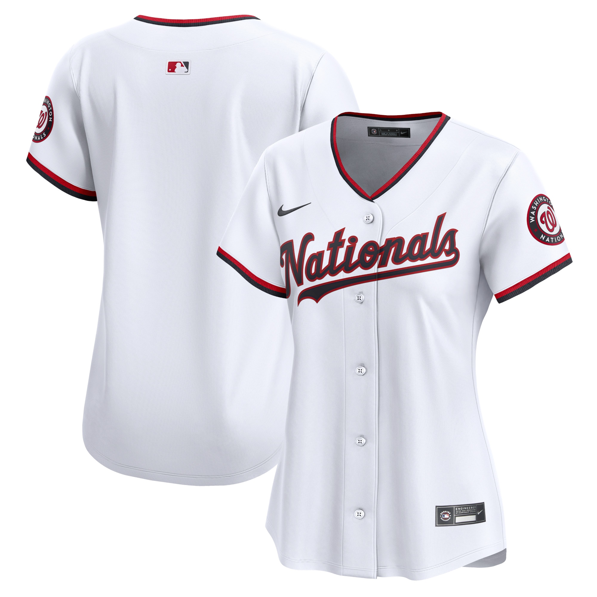 Washington Nationals Women's Home Limited Jersey – White