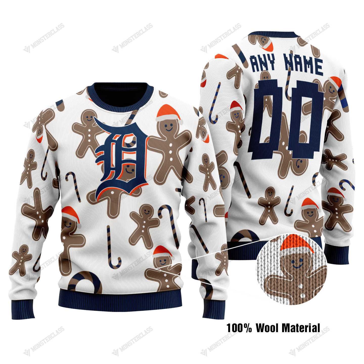 Detroit Tigers – CUSTOMIZE YOUR NAME & NUMBER – HOT SALE 3D PRINTED