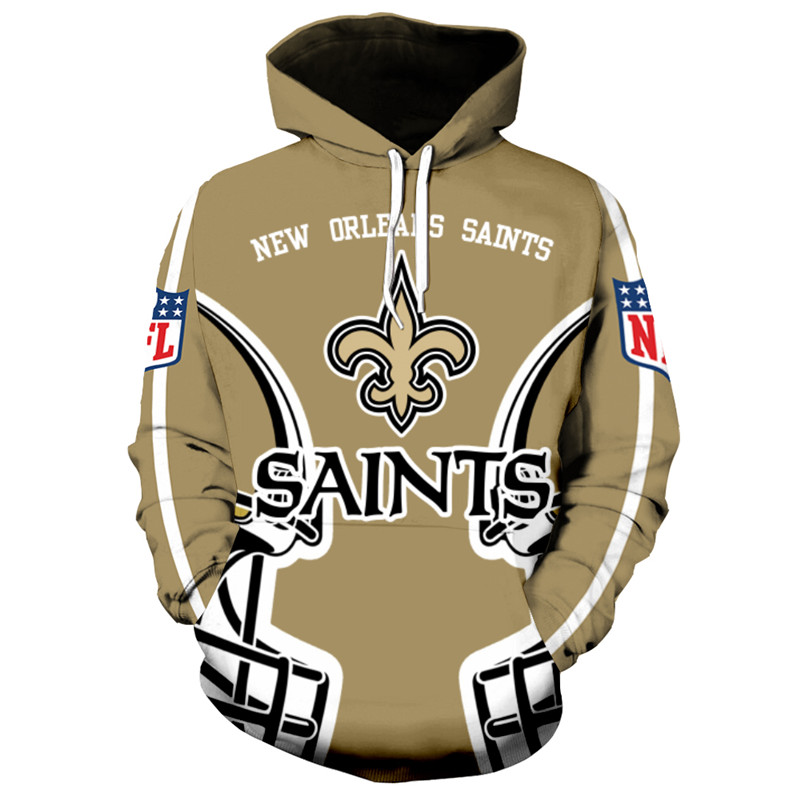 New Orleans Saints  Zip Hoodie Pullover Sweatshirt For Fans