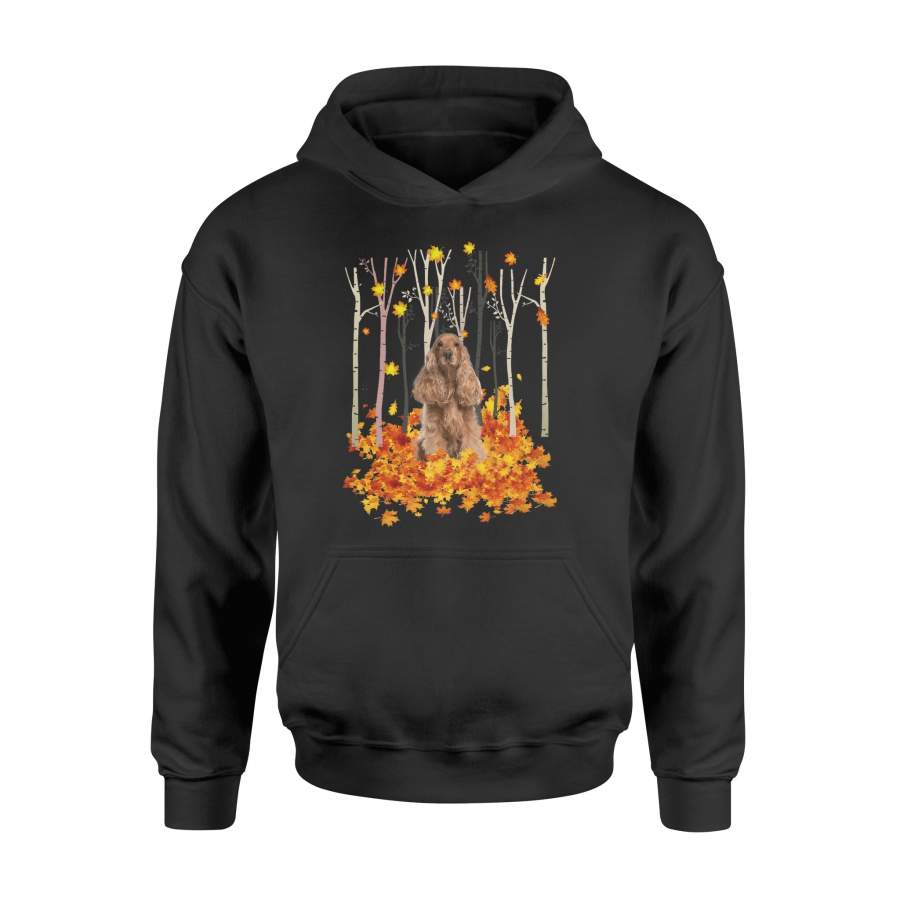 Fall English Cocker Spaniel Shirt and Hoodie – IPH445