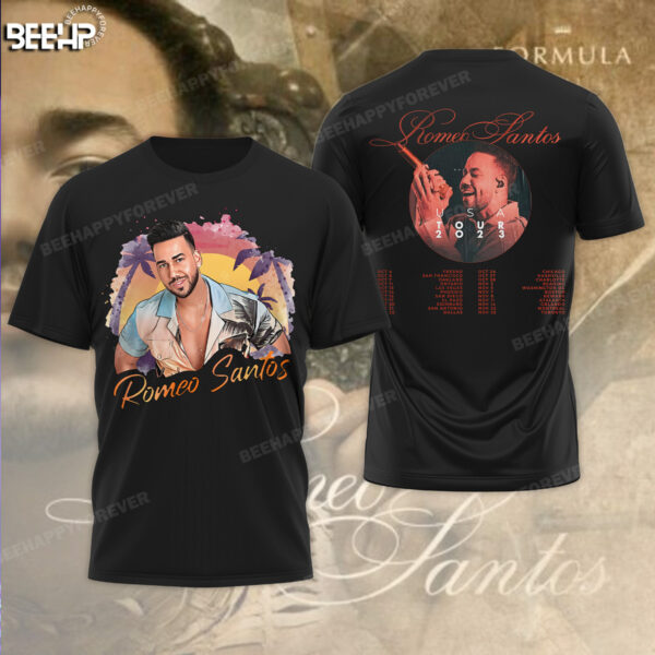 romeo santos tour shirt 2023