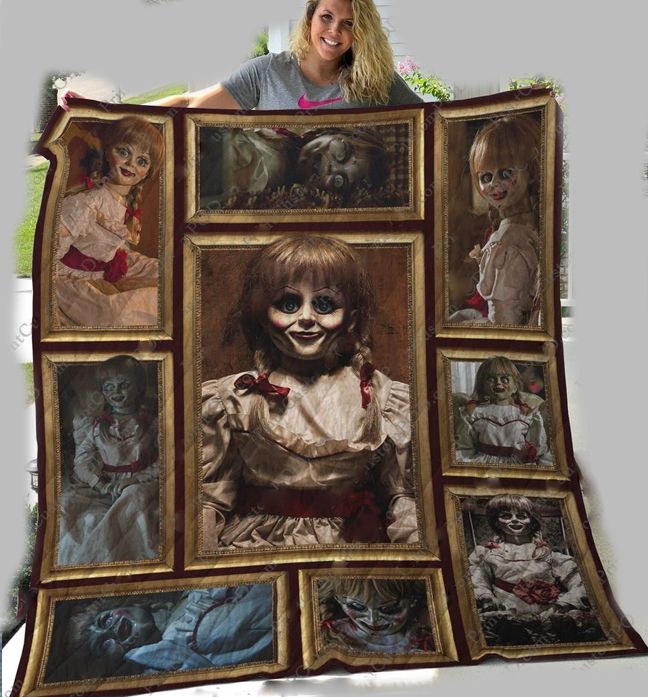 Horroraracters Fan Gift Annabelle Halloween Gift Annabelle Horror Movie Blanket Or Quilt