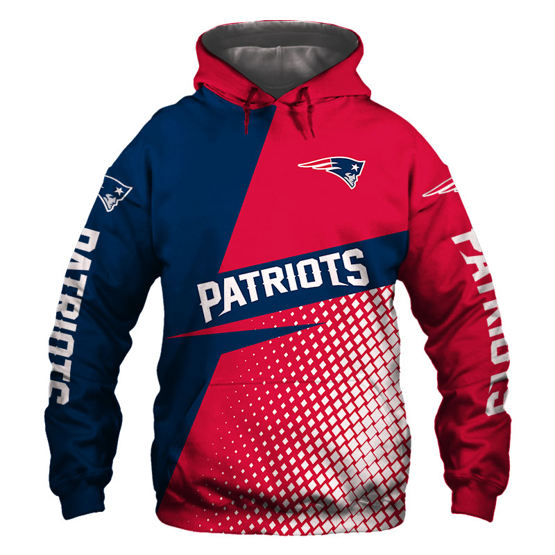 New England Patriots Hoodie Long Sleeve Sweatshirt For Fan