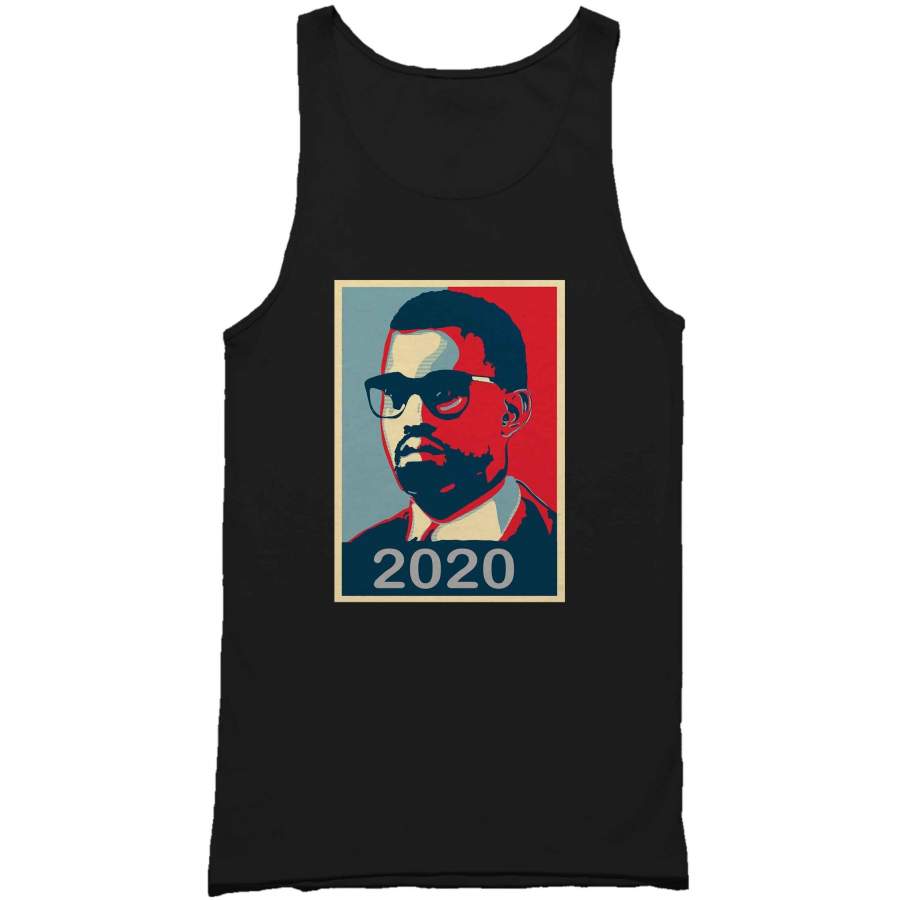 West For President 2020 Kanye West 2020 Presidential Poster Man’s Tank Top Mens