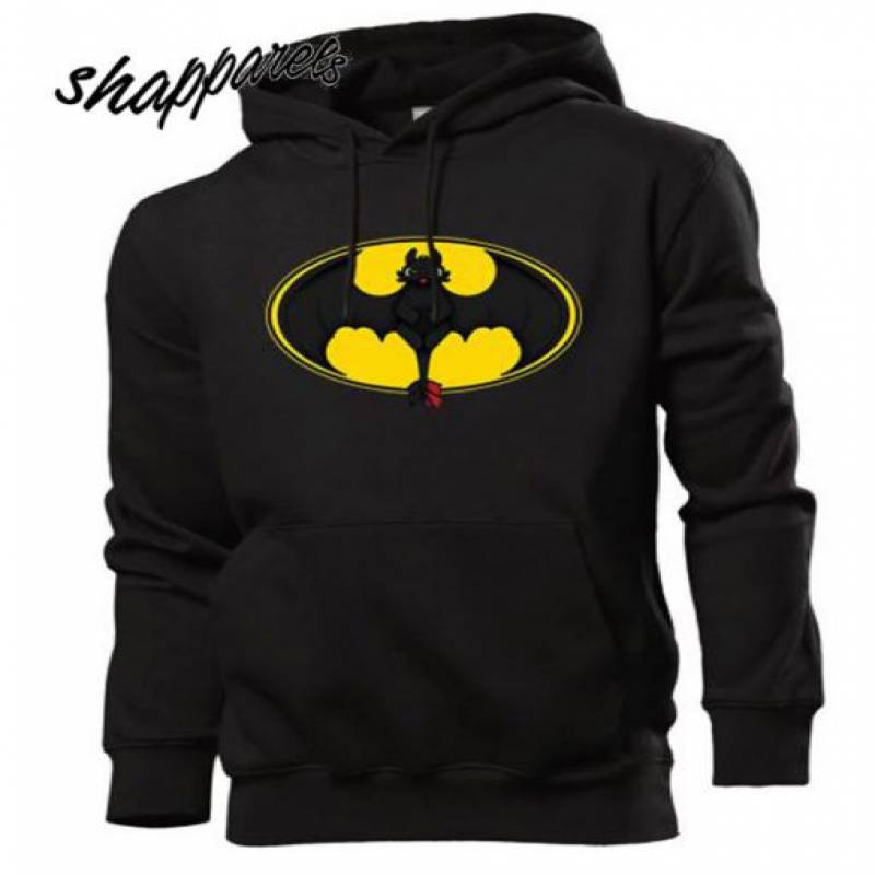 Toothless Batman Logo Hoodie