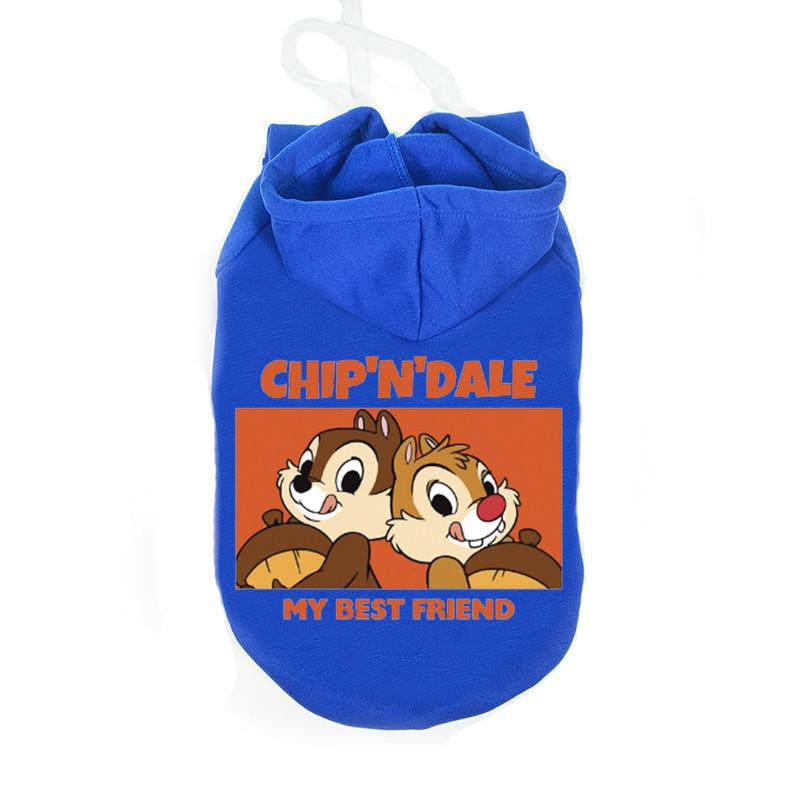 Winter Disney New Dog Hoodie Outdoor Pet Jacket Kitten Dog Warm Clothes Cartoon Sweater Thickened Dog Clothes Bulldog Chihuahua alx