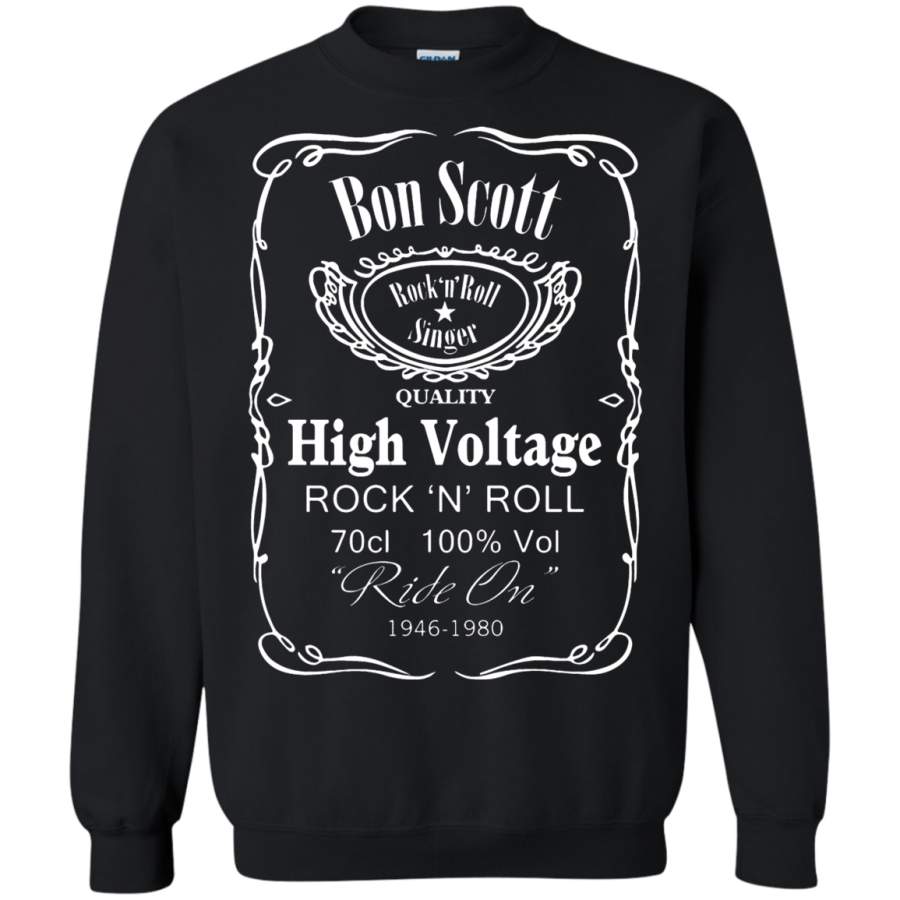 AGR Bon Scott Rock_n Roll Ride On Sweatshirt