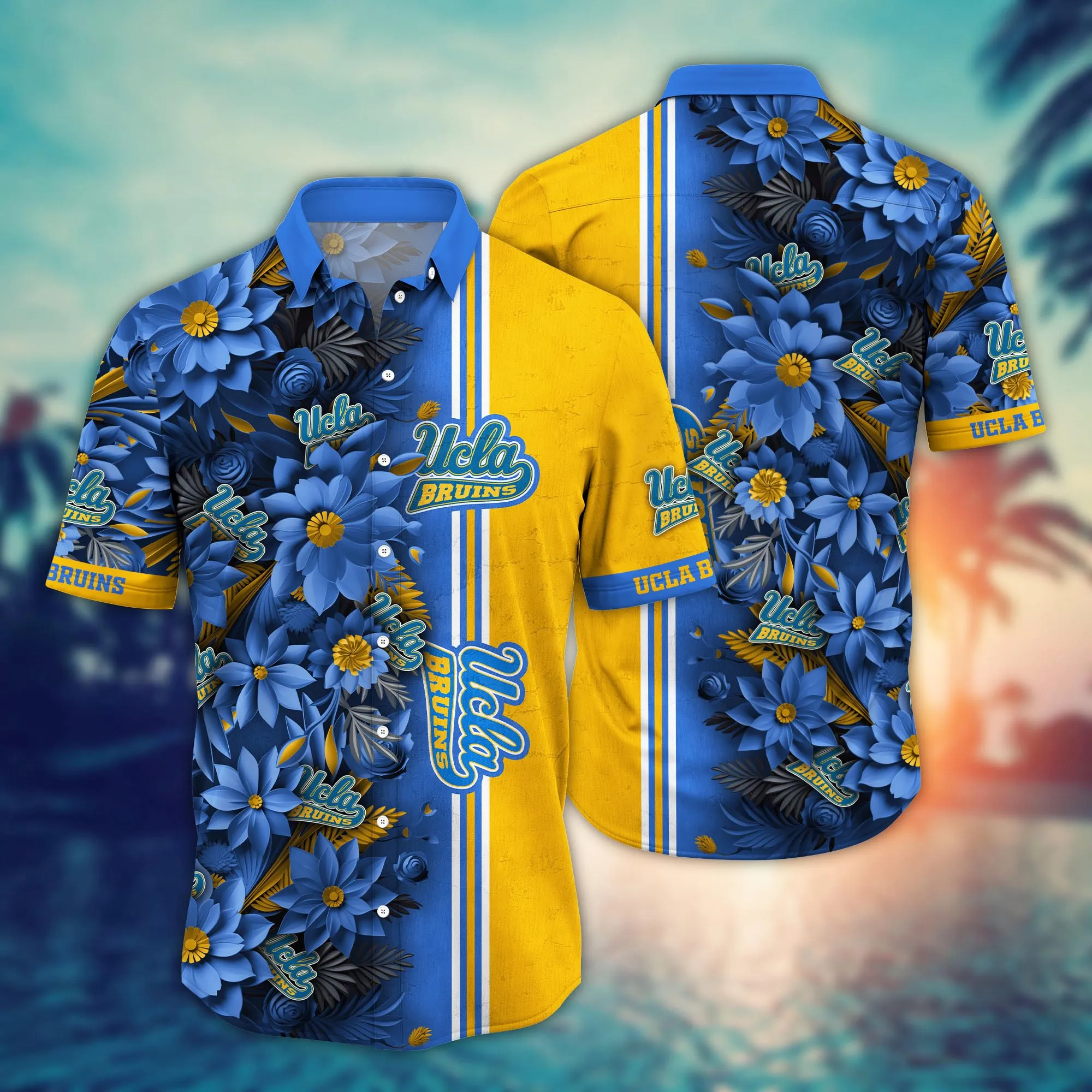 Ucla Bruins NCAA Hawaiian Shirt Custom Tropical Aloha Shirt