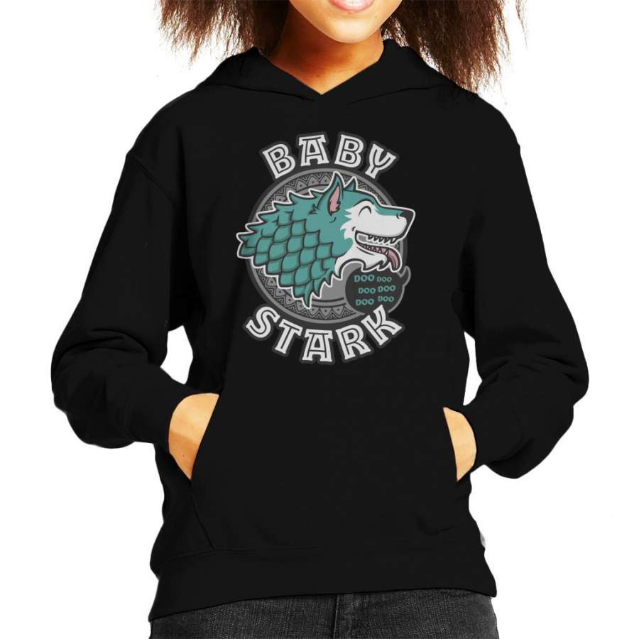 Baby Son Stark Baby Shark Family Game Of Thrones Kid’s Hooded Sweatshirt