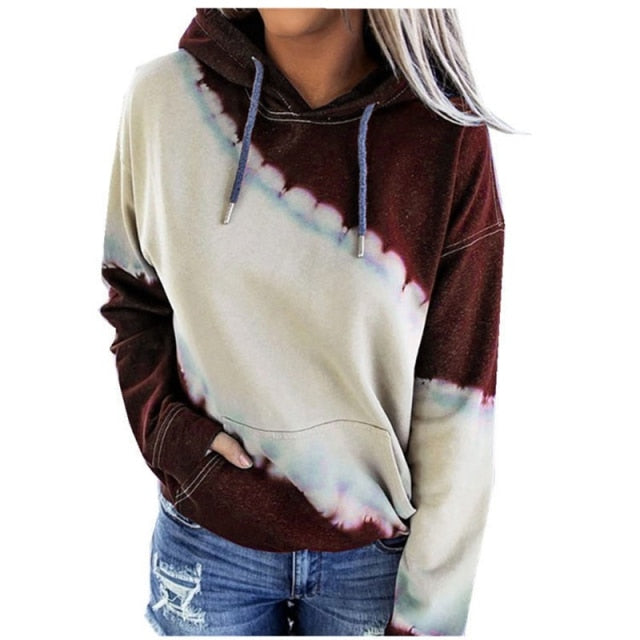 Casual Long Sleeve Vintage Tie Dye Vintage Hoodies New Hoodies