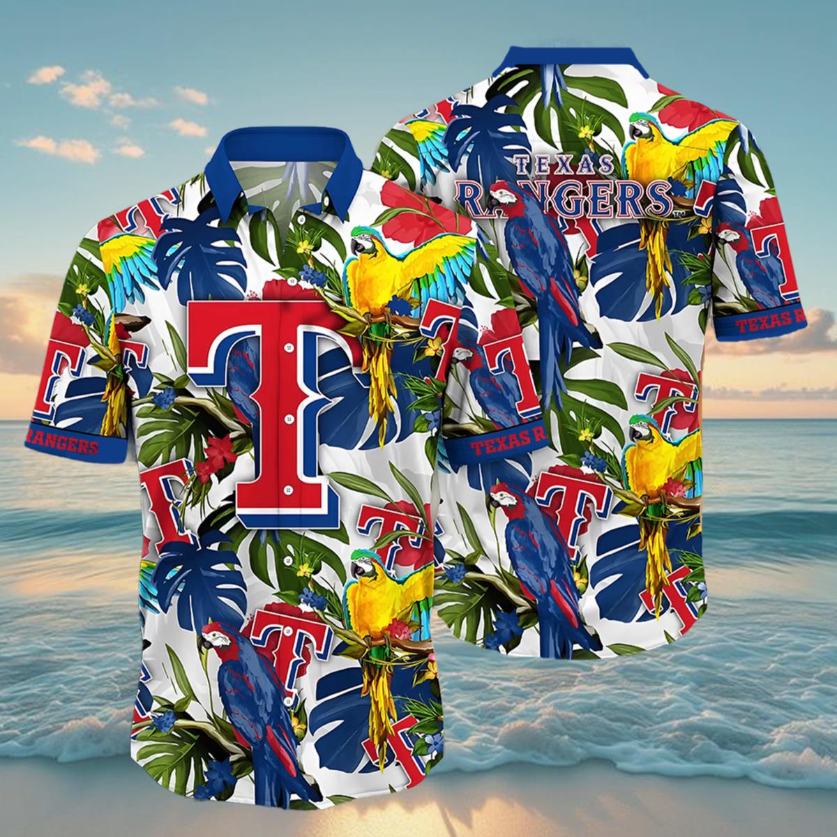 Tropical Parrot Rangers Hawaiian Shirt