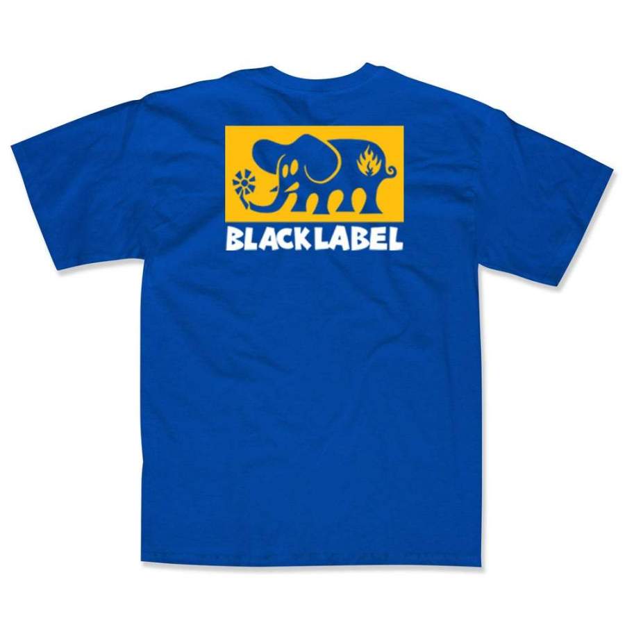 Black Label Skateboards Elephant Block T-Shirt