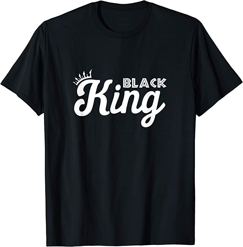 Black King Melanin African American Man Black History T-Shirt