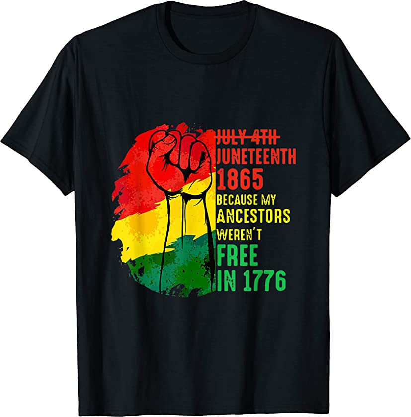 African American Flag Pride T-Shirt