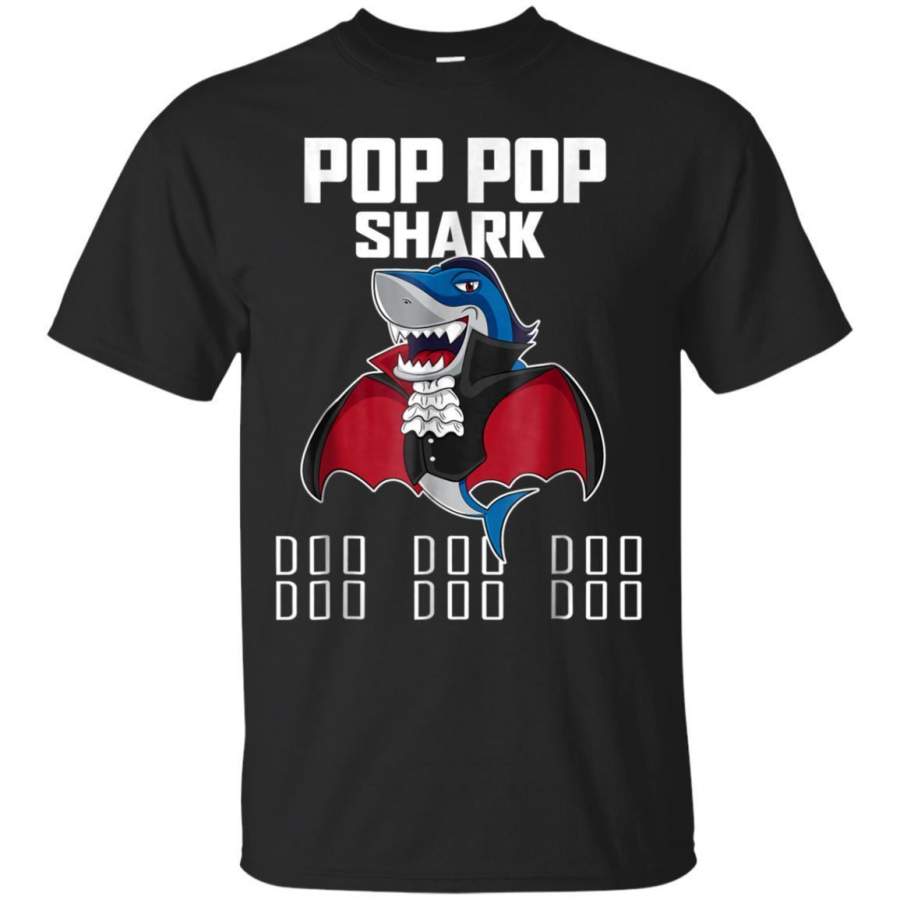 AGR Pop Pop Shark Doo Doo Doo Shirt Shark Vampire Jaq T-shirt