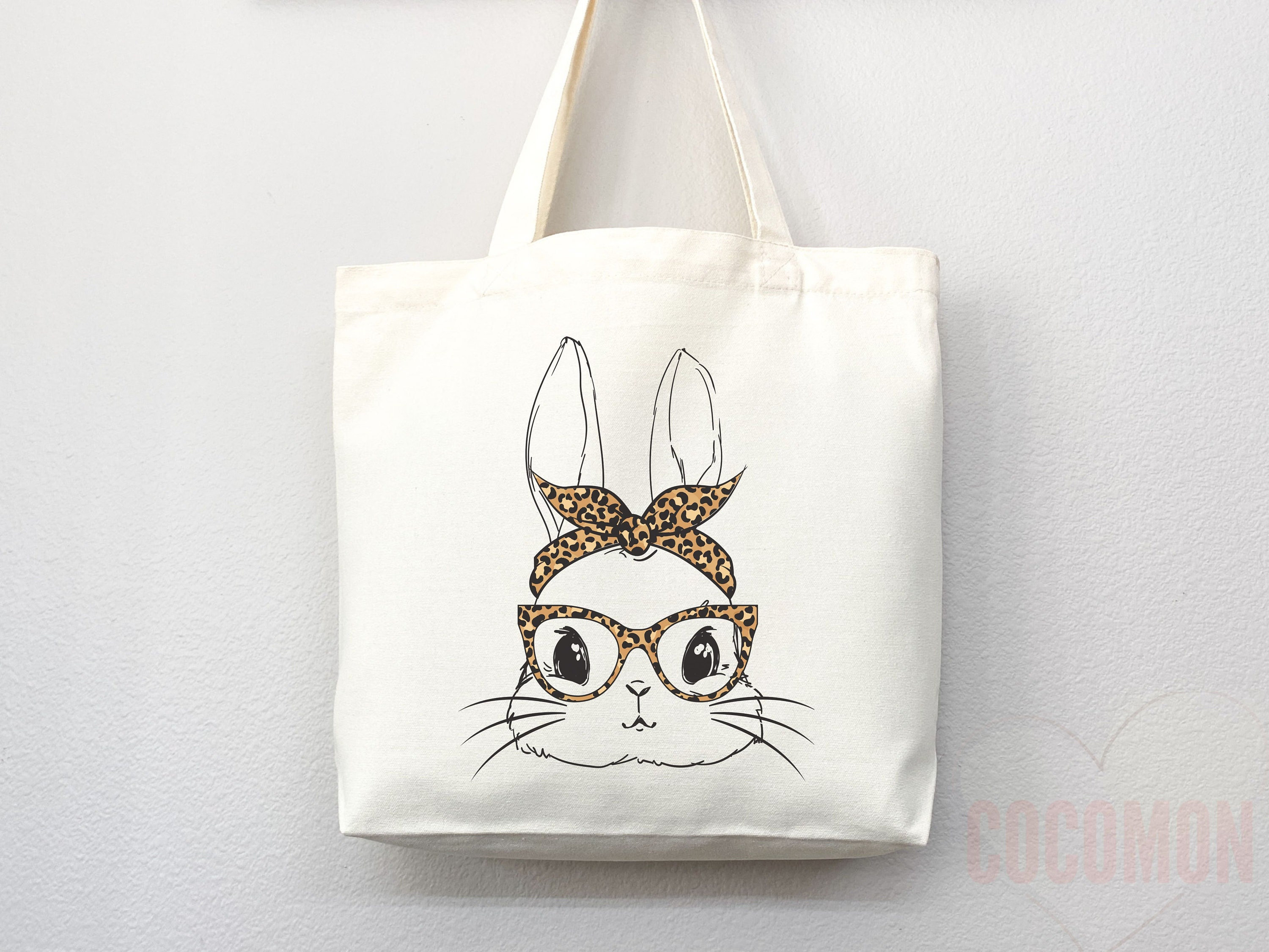 Bunny Lover Tote Bag Easter Bunny Tote Bag Easter Bag Peter Rabbit Lover Bunny Lover Gift Cute Bunny Gift Cute Tote Bag Aesthetic Tote Bag