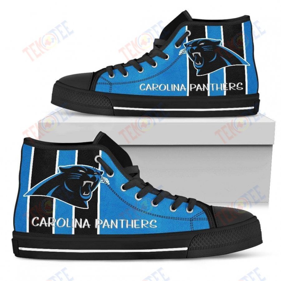 Mens Womens Carolina Panthers High Top Shoes Steaky Trending Fashion Sporty Shoes For Men Custom Shoes TMT768