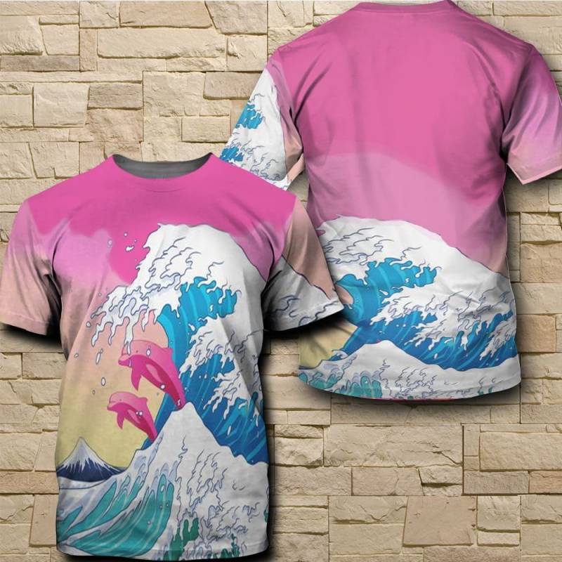 Dolphin Pinkcolor Hoodie