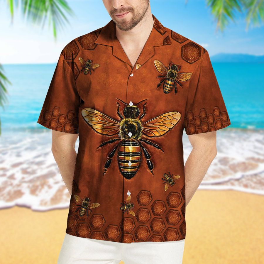 Bee Hawaiian Shirt Ha64919