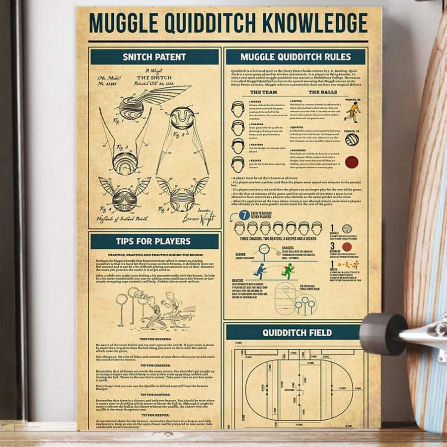 Quidditch Knowledge Trending Gift For People Poster