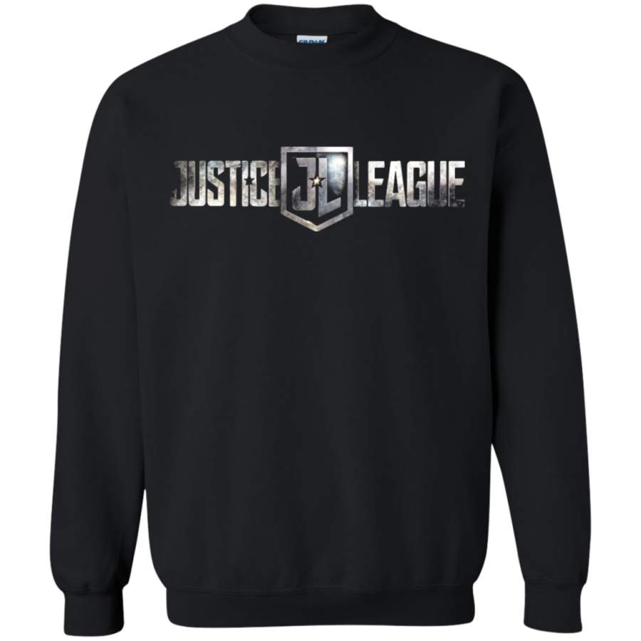 AGR DC Comics 3D Horizontal Logo Shield Justice League Sweatshirt