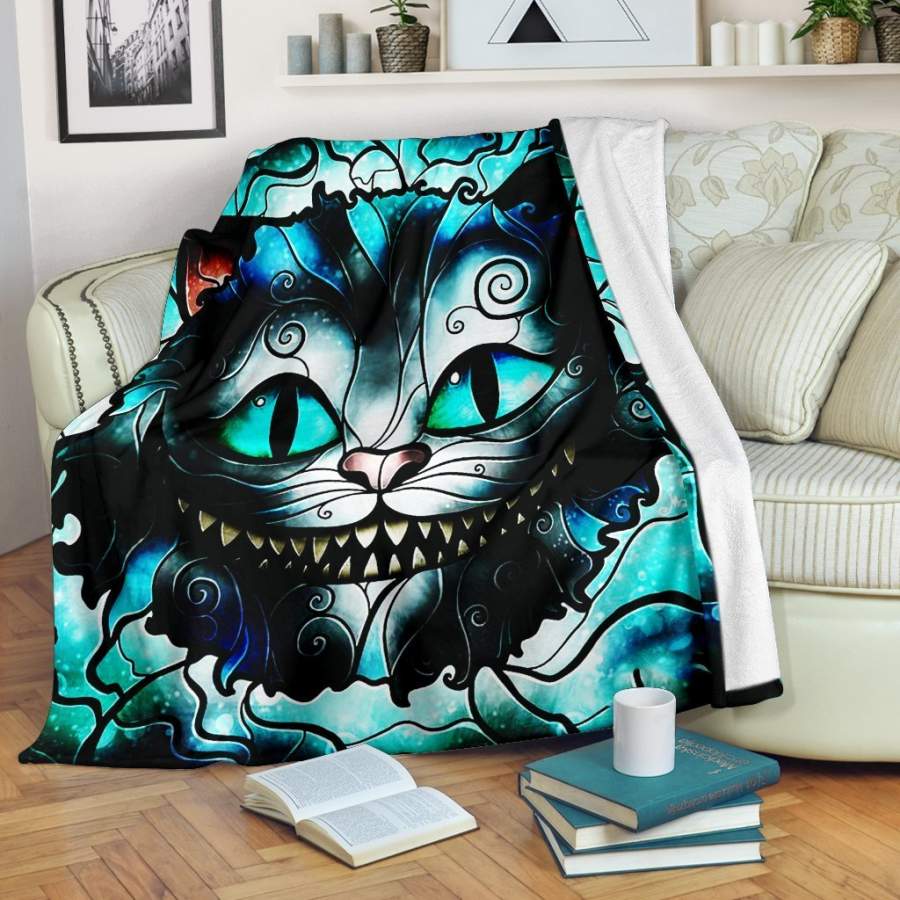 Alice in Wonderland’s Cheshire Cat Premium Blanket