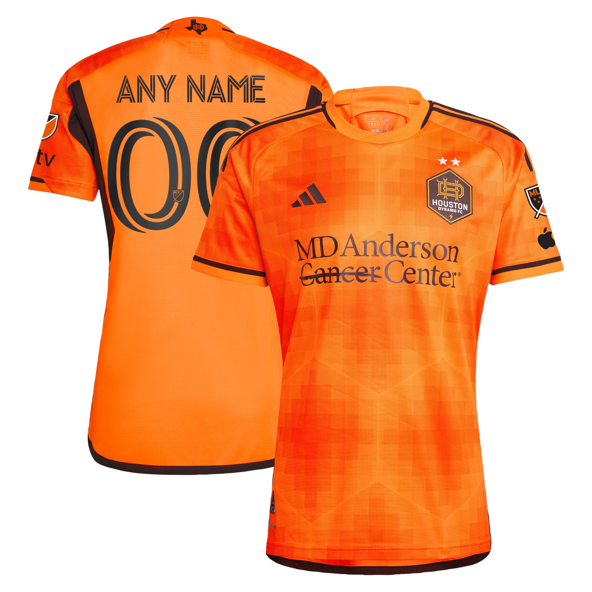 Houston Dynamo FC 2023 El Sol Authentic Custom Jersey – Orange