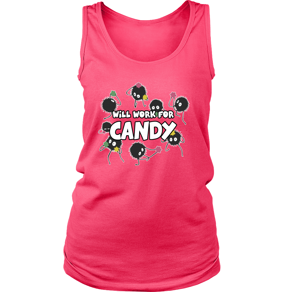 Will Work For Candy T Shirts, Tees & Hoodies – Totoro Shirts