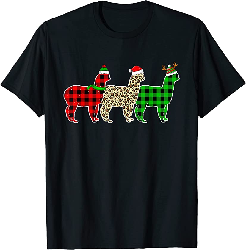 Alpaca Xmas Tree Animals This Is My Christmas Pajama T-Shirt