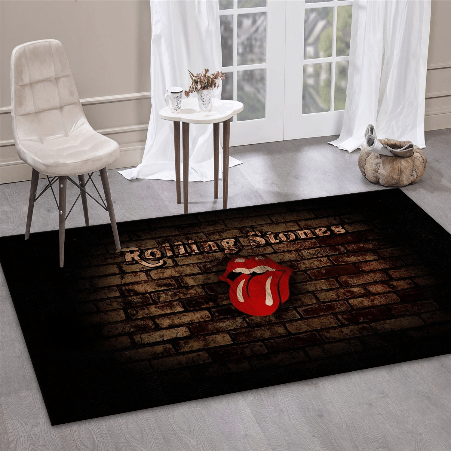 The Rolling Stones Logo 4 Music Area Rug For Christmas, Living Room  Rug – Family Gift Us Decor