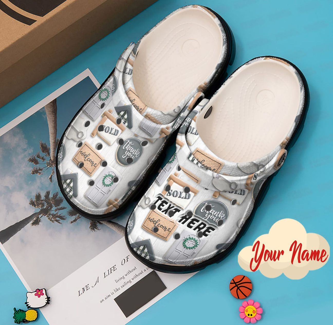 Sweet Home Personalized Clog, Custom Name, Text, Color, Number Fashion Style For Women, Men, Kid, Print 3D