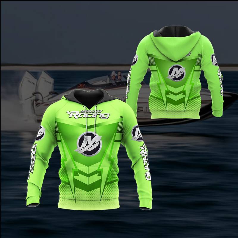 3D All Over Printed Mercury Racing NCT Shirts Ver 1 (Green)