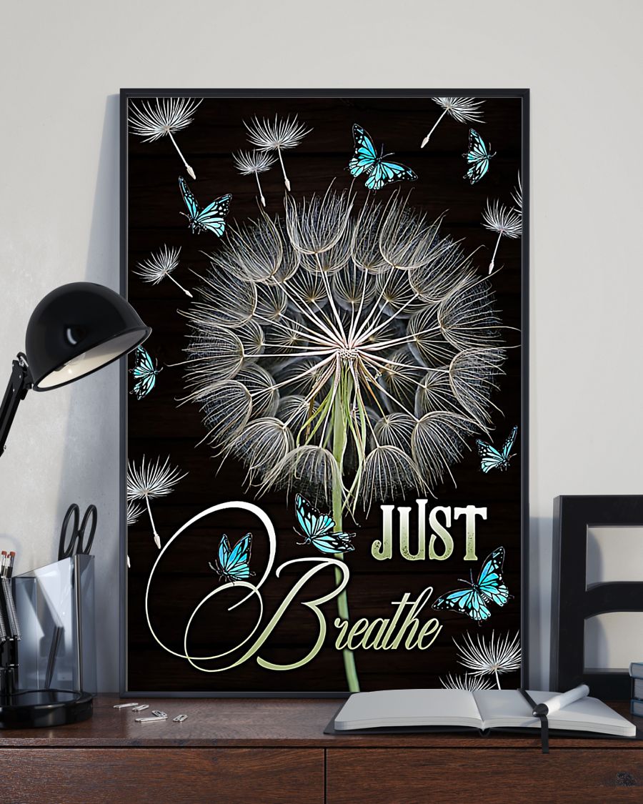Butterfly Dandelion Vertical Canvas And Poster | Wall Decor Visual Art