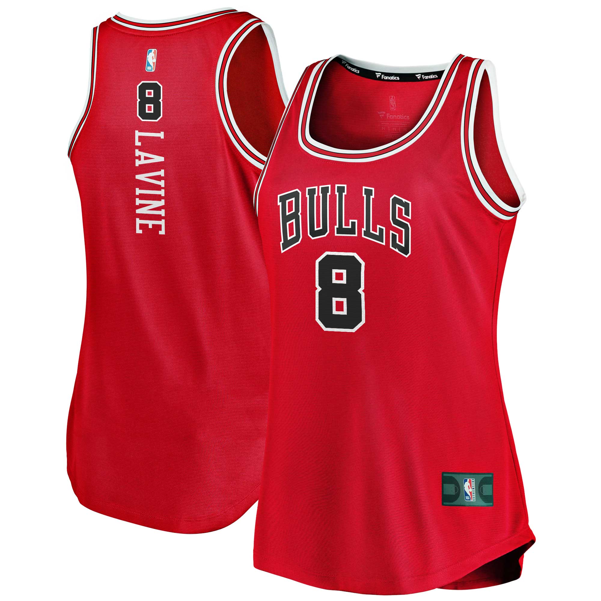 Zach LaVine Chicago Bulls Women's Fast Break Tank Jersey – Icon Edition – Red