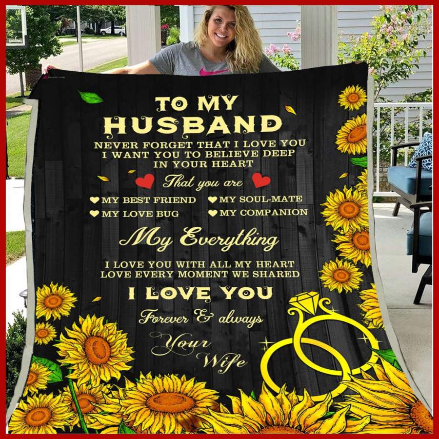 Blanket Gift For Husband You Are My Soulmate