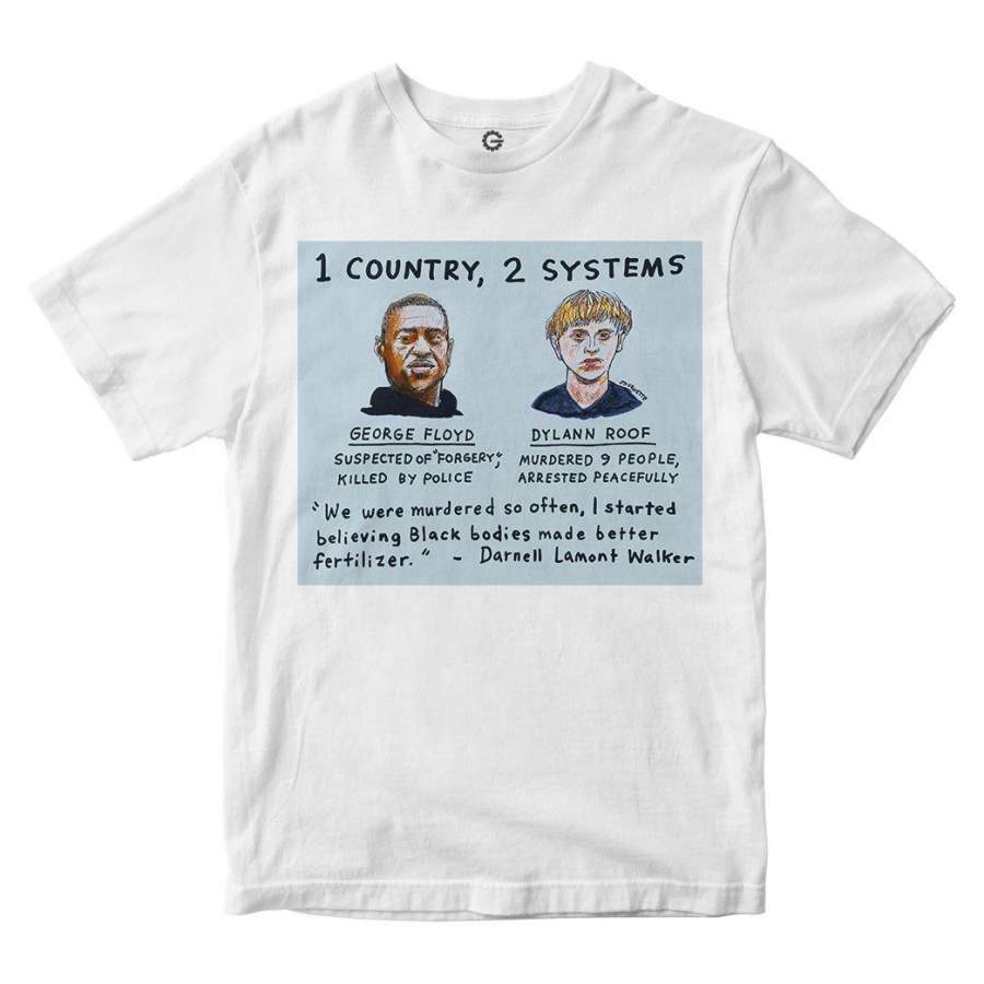1 Country 2 Systems Custom Men T-Shirts