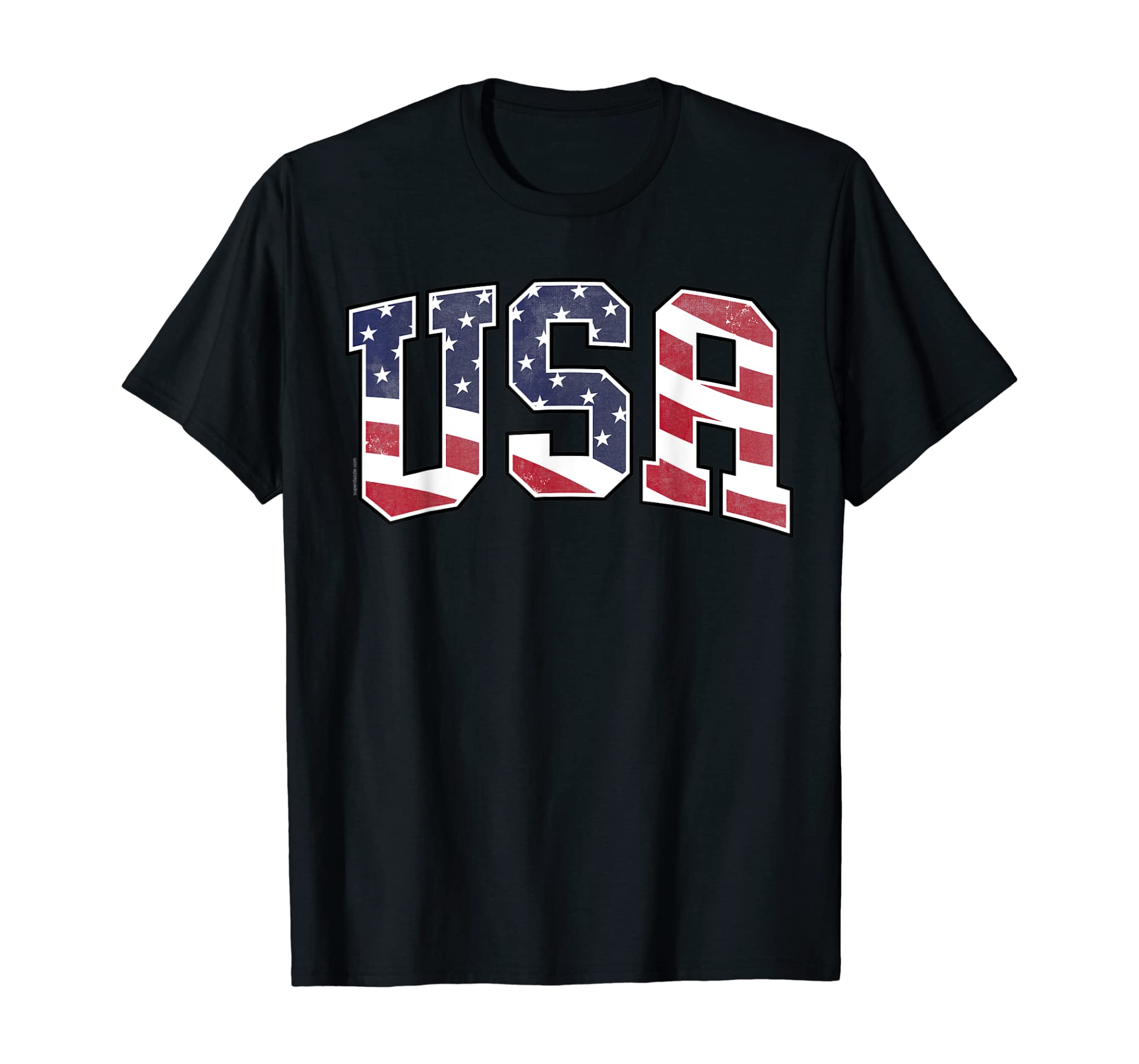 Patriotic Shirt Womens Mens 4th of July USA American Flag T-Shirt