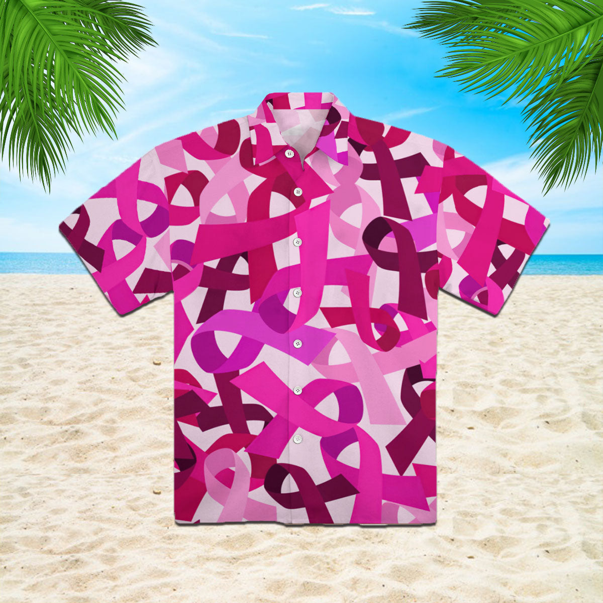 Pink Breast Cancer Awareness Hawaii Shirt For Men Women Ha26995