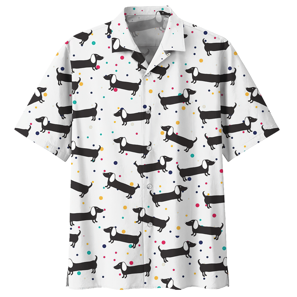 Dachshund White High Quality Unisex Hawaii Shirt For Men And Women Ha68115