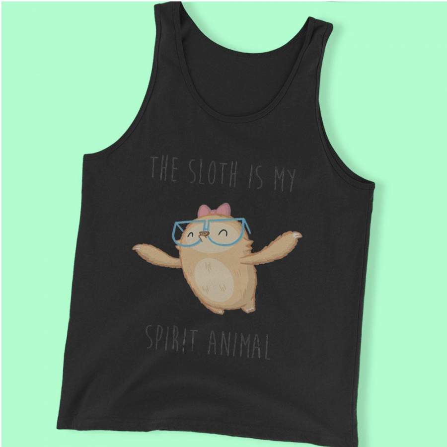 Slothilda Sloth The Sloth Is My Spirit Animal Men’S Tank Top