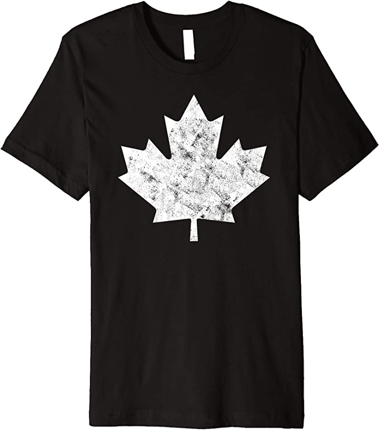 Canadian Maple Leaf Vintage Canada Day Canada Flag Premium T-Shirt