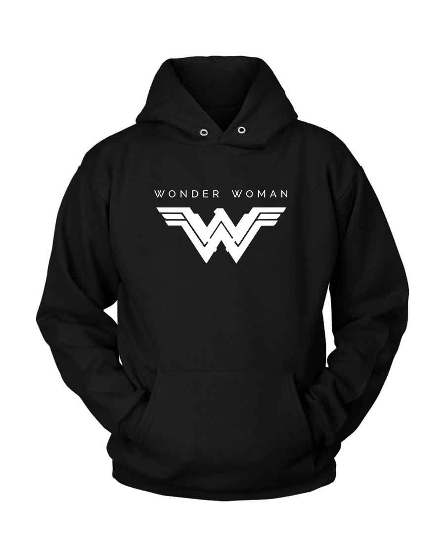 Wonder Woman Black Unisex Hoodie