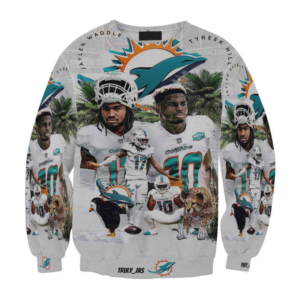 Miami Dolphins Players3 Gift For Fan 3D Full Printing Sweatshirt