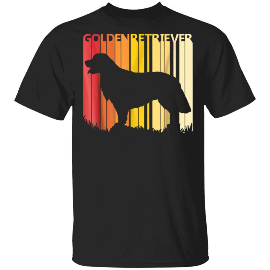 Retro Golden Retriever Dog Tshirt Ugly Christmas Gift