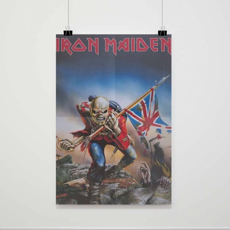 Iron Maiden The Trooper Album Cover Poster Micalshop