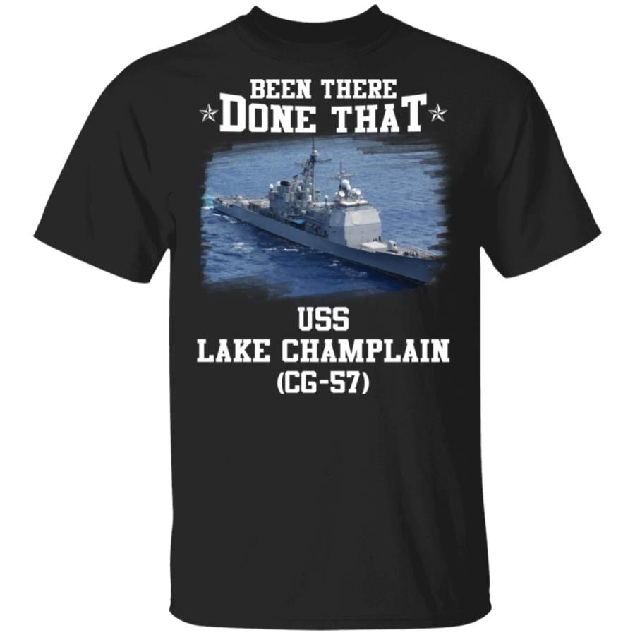 USS Lake Champlain CG-57  Veterans Day Christmas Gift T-Shirt