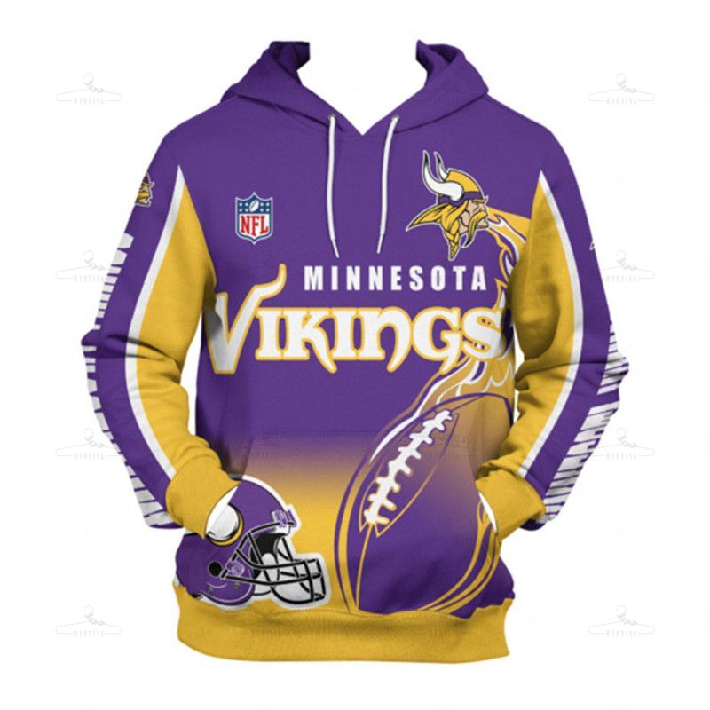 Minnesota Vikings Hoodies Cute Flame Balls Graphic Gift For Men