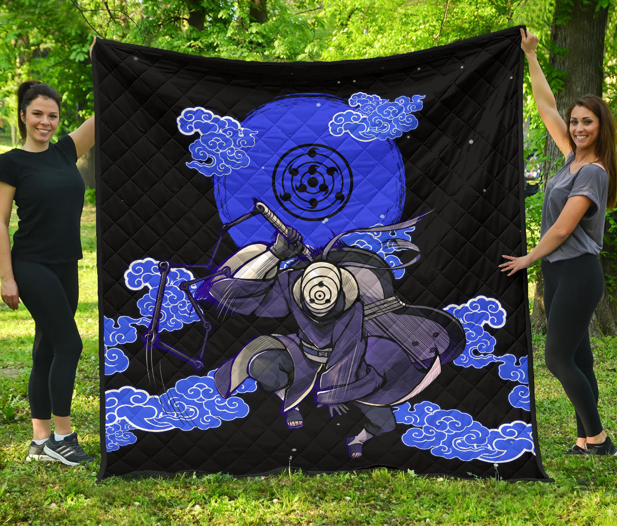 Obito Uchiha Naruto Premium Quilt Blanket Anime Home Decor Custom For Fans Na021801