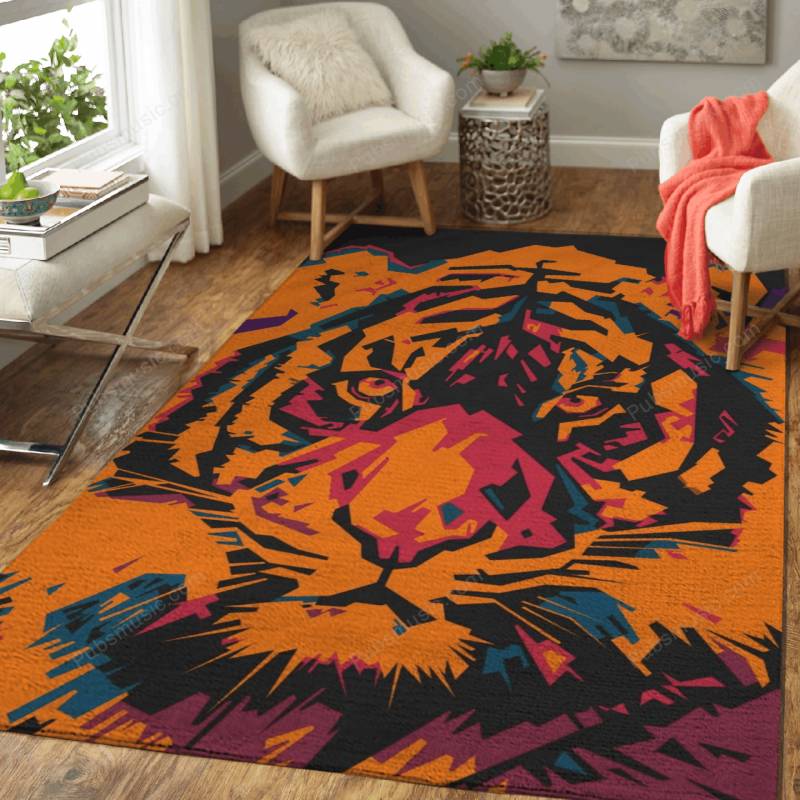 Tiger face – Animal Wpap Rug Mats – Carpet